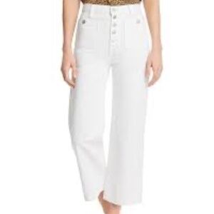 Joan High Rise Crop Wide Leg Jeans  - Size 31